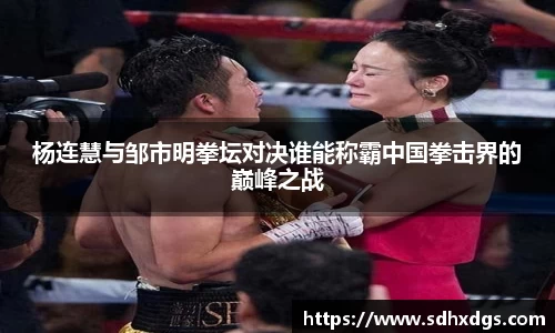 杨连慧与邹市明拳坛对决谁能称霸中国拳击界的巅峰之战